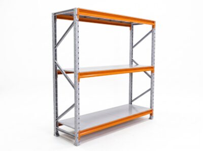 Mini Porta Paletes Inicial 200x180x80 3 Niveis 300kg Prateleiras Aço