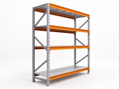 Mini Porta Paletes Inicial 200x180x80 4 Niveis 300kg Prateleiras Aço