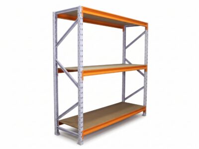 Mini Porta Paletes Inicial 200x180x80 3 Niveis 300kg Prateleiras MDF CRU