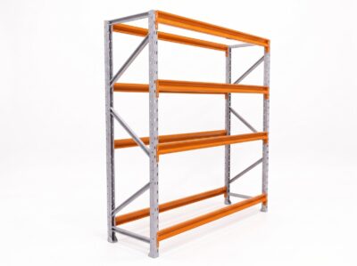 Mini Porta Paletes Inicial 200x180x80 4 Niveis 300kg S/Prateleiras